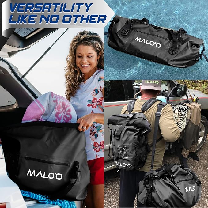 Malo'o Waterproof Dry Bag Duffel 40L/60L/100L, Roll Top Duffel Keeps Gear Dry - Image 6