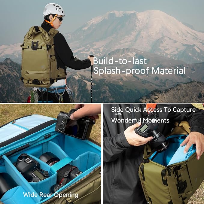 Tenzing 40L Camera Backpack, Waterproof Travel Photography Bag - Image 6