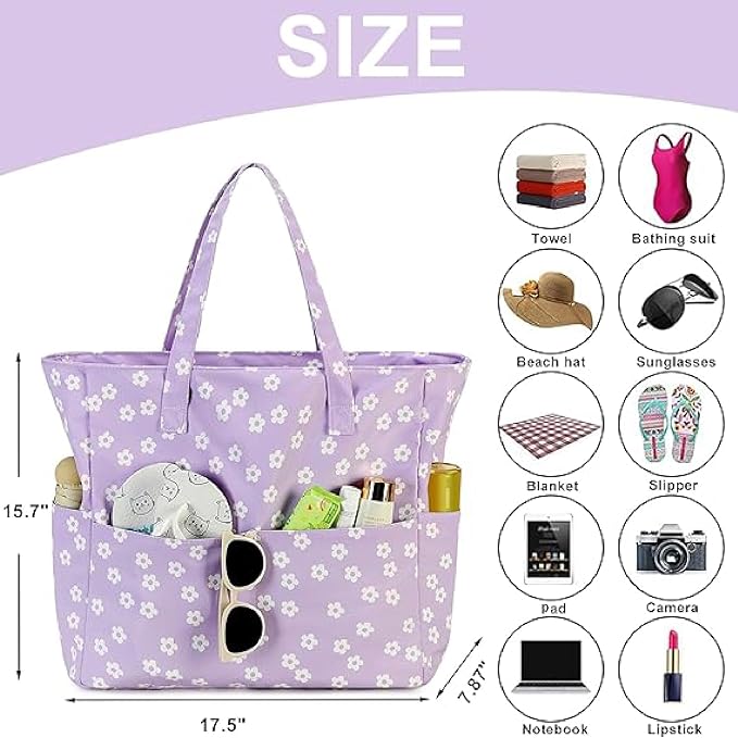 Waterproof Beach Tote Pool Bags - Image 7