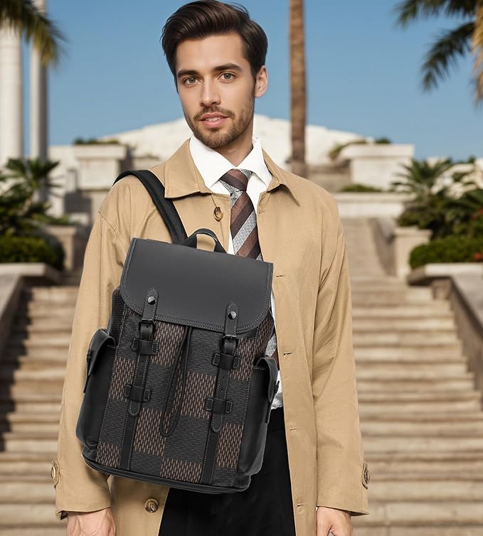 KingTo Laptop Backpack for Men Luxury Anti-Theft Travel Backpack Casual - Image 6
