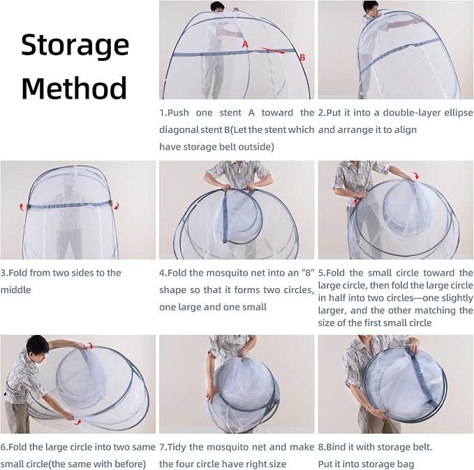 lazyzzz Pop-Up Mosquito Net Tent - Image 8