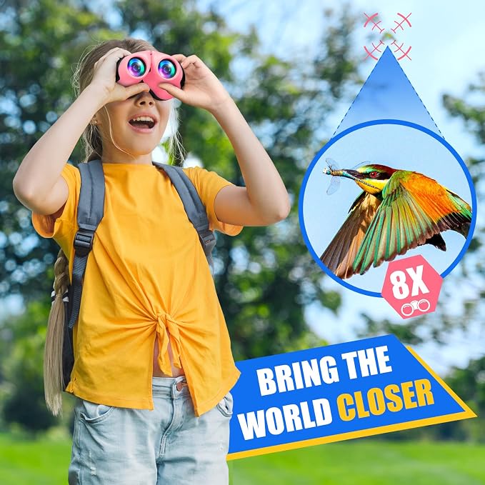 LET'S GO! Binocular for Kids, Compact High Resolution Shockproof Binoculars - Image 3
