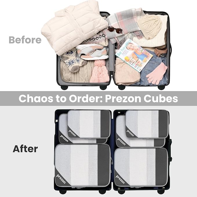 8 Set/6 Set/4 Set Compression Packing Cubes - Image 7