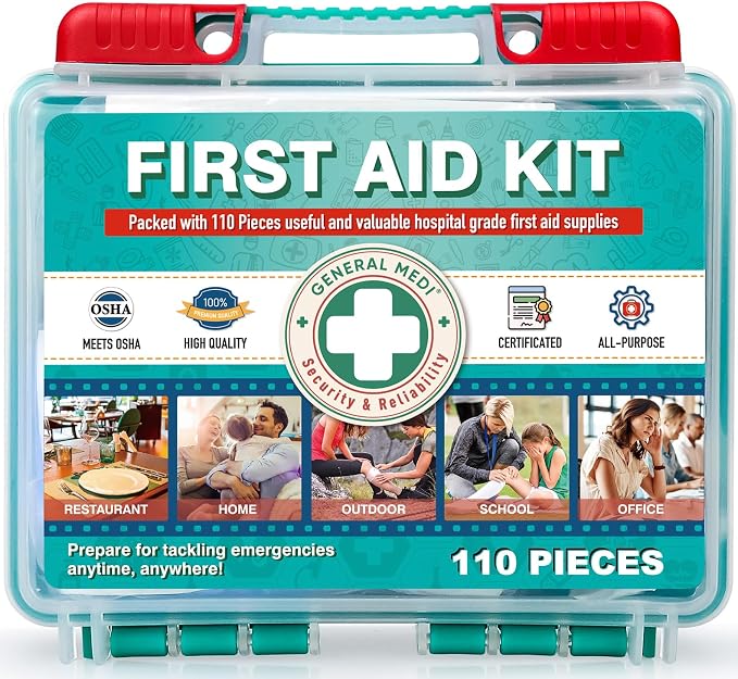 General Medi 110 Pieces Small First Aid Kit by GeneralMedi