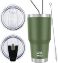 WETOWETO 30oz Stainless Steel Tumbler, Insulated Coffee Tumbler Cup by Wetoweto