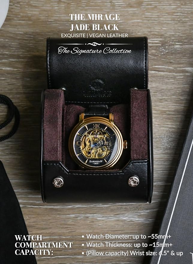 Single Watch Roll Travel Case - Image 2