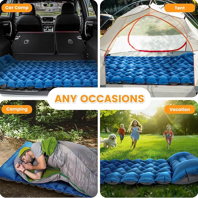 Inflatable Camping Mat, Ultra-Lightweight Sleeping Pad - Image 8