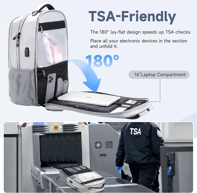 Multipocket TSA Travel Laptop Backpack - Image 4