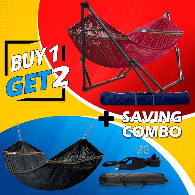 Tranquillo Combo x2 Hammocks - Image 2