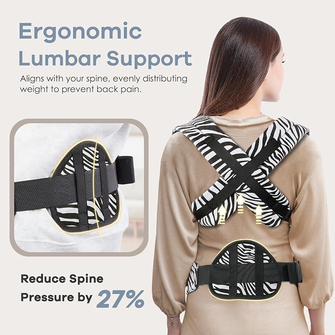 Baby Carrier with Lumbar Support, Cozy Baby Carrier Newborn to Toddler with - Image 2