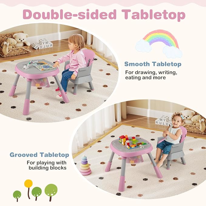BABY JOY 16 in 1 High Chair, Convertible Baby Highchair - Image 4