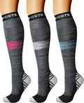 CHARMKING Compression Socks for Women & Men Circulation 15-20 mmHg is Best by CHARMKING