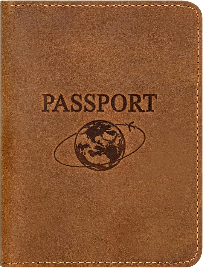 BIAOTIE Premium Leather Passport Holder Covers, Rfid Travel Wallet Passport by BIAOTIE