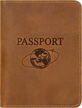 BIAOTIE Premium Leather Passport Holder Covers, Rfid Travel Wallet Passport by BIAOTIE