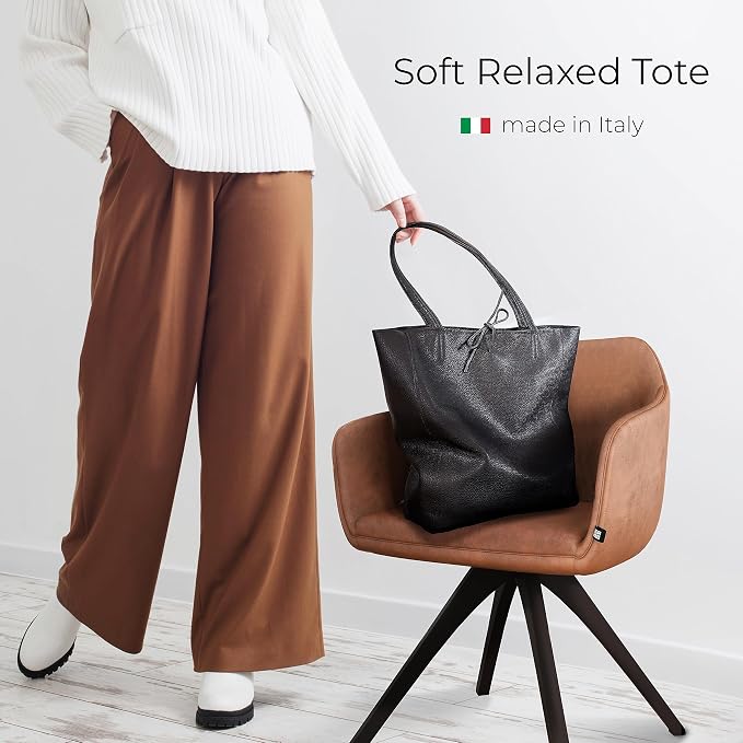 Italian Calf Leather Tote for Women - Image 4