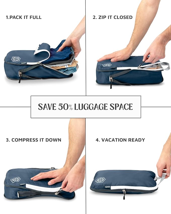 Compression Packing Cubes Set for Travel - Image 7