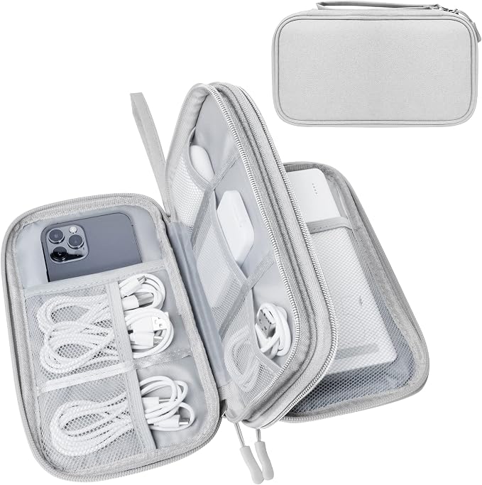 Electronics Travel Organizer, Portable Waterproof Electronic Travel Storage Bag by Lcsmaokin
