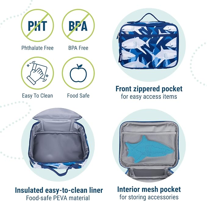 Wildkin Kids Insulated Lunch Box – Durable and Reusable - Image 4