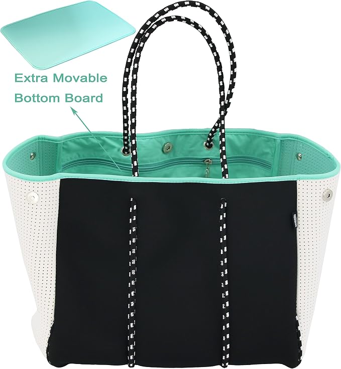 QOGiR Neoprene Multipurpose Beach Bag Tote - Image 3