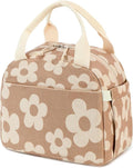 Bluboon Lunch Bag for Women Men Cute Corduroy Lunch Tote Bags Reusable by BLUBOON