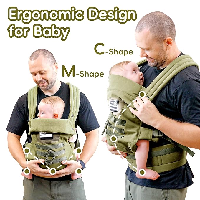 Baby Carrier, Lumbar Support Infant Carrier - Image 6