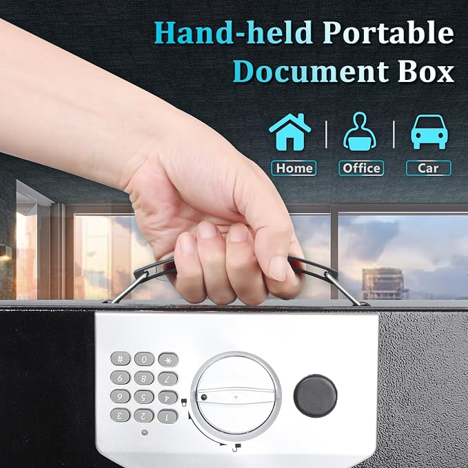 Dalmbox Portable Metal Safe Box - Image 4