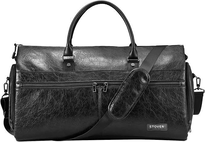 STOVER Garment Travel Duffle Bag, Large 2-in-1 Convertible Carry-on Luggage - Image 8