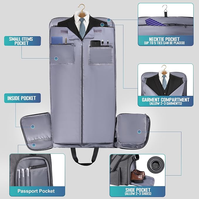 Convertible Garment Duffel Bag - Image 3