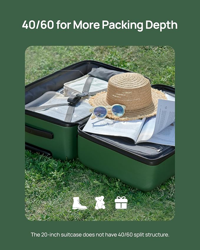 Carry On Suitcase, 20 Inch Carry-On Luggage - Image 8