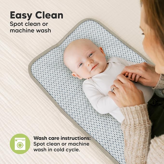 KeaBabies Portable Diaper Changing Pad, Easy Wipe Clean - Image 7