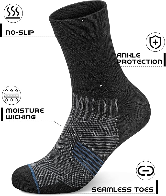 PAPLUS 3 Pairs Running Compression Socks - Image 2