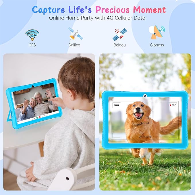 HAOVM Tablet 10 inch Android 14, 4G SIM Unlocked, Kid Tablet - Image 6