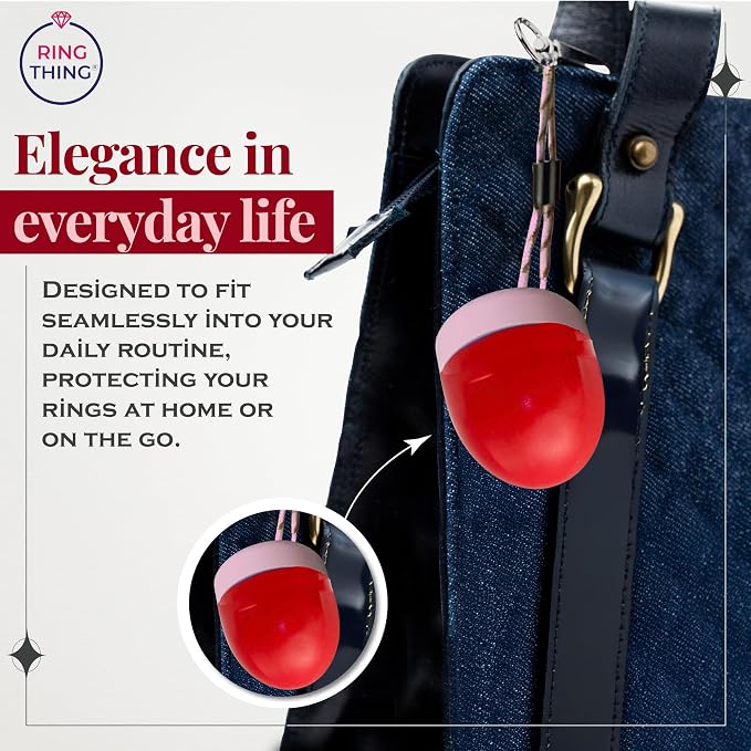 RING THING - Ring Holder Keychain, Jewelry Organizer and Storage, Portable - Image 5