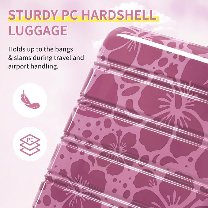 Merax Luggage Sets 3 Piece, Hardside Suitcase Set - Image 3