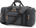 Gonex Canvas Duffle Bag for Travel 50L Expandable Duffel Weekend Overnight Bag by Gonex