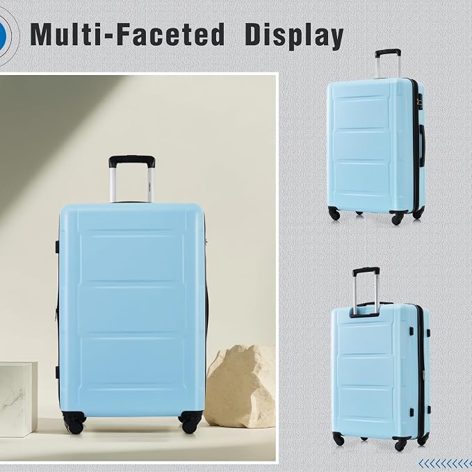 Merax Luggage Set 2 Piece Suitcase Sets - Image 2