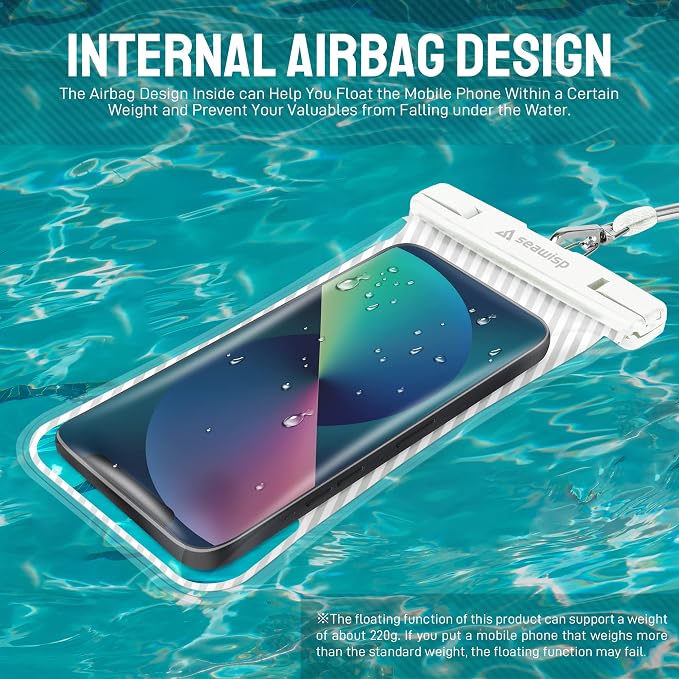 Waterproof Phone Pouch Universal IPX8 Cellphone Case Dry Bag - Image 3