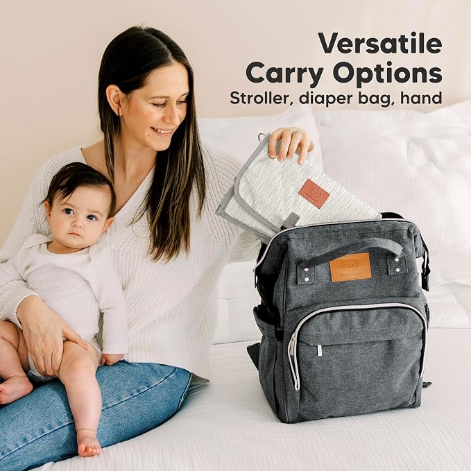 KeaBabies Portable Diaper Changing Pad - Image 5
