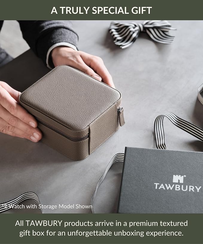 TAWBURY Luxury Leather Watch Box - Image 8