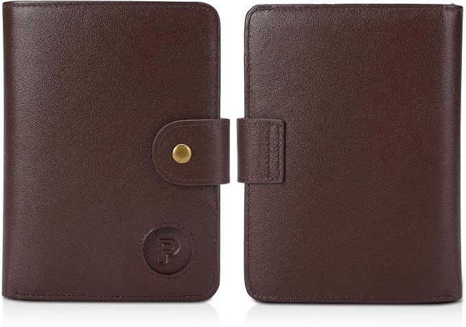 Polare Luxury RFID Blocking Leather Passport Holder Travel Wallet - Image 9