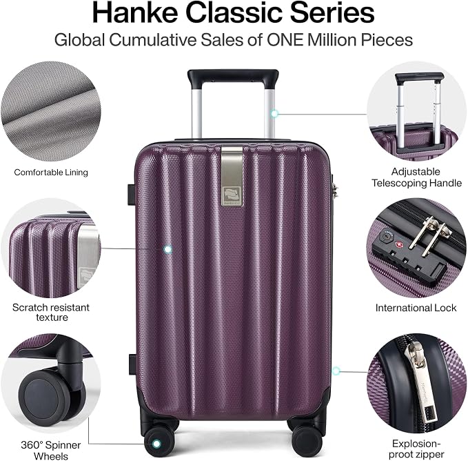 Hanke 24 Inch Luggage Suitcases - Image 3
