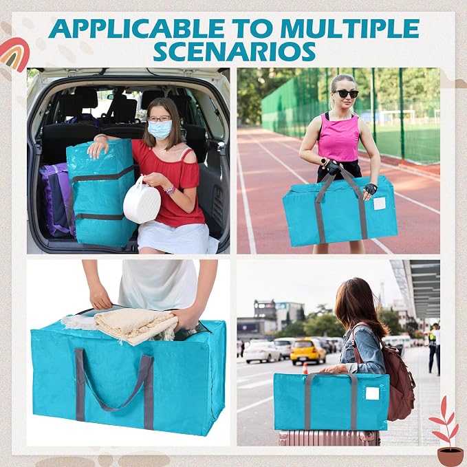 8 Pack Extra Large Moving Bags Heavy Duty Packing Bags - Image 4