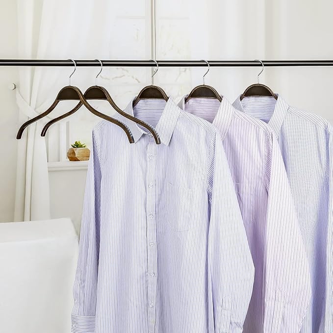 TOPIA HANGER Slim Wooden Hangers - Image 6