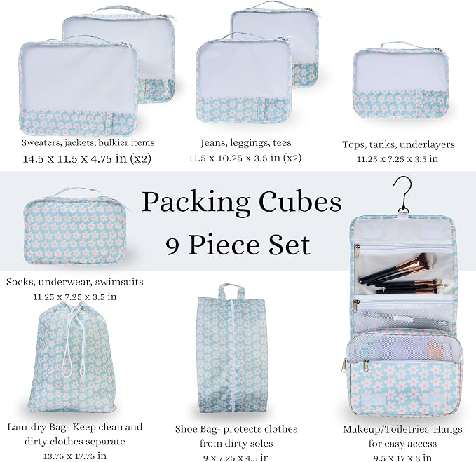9 Set Packing Cubes - Image 2