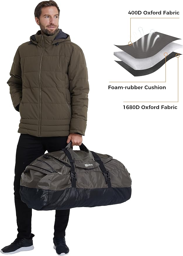 Ubon Large Duffel Bag Weekender Bags - Image 6