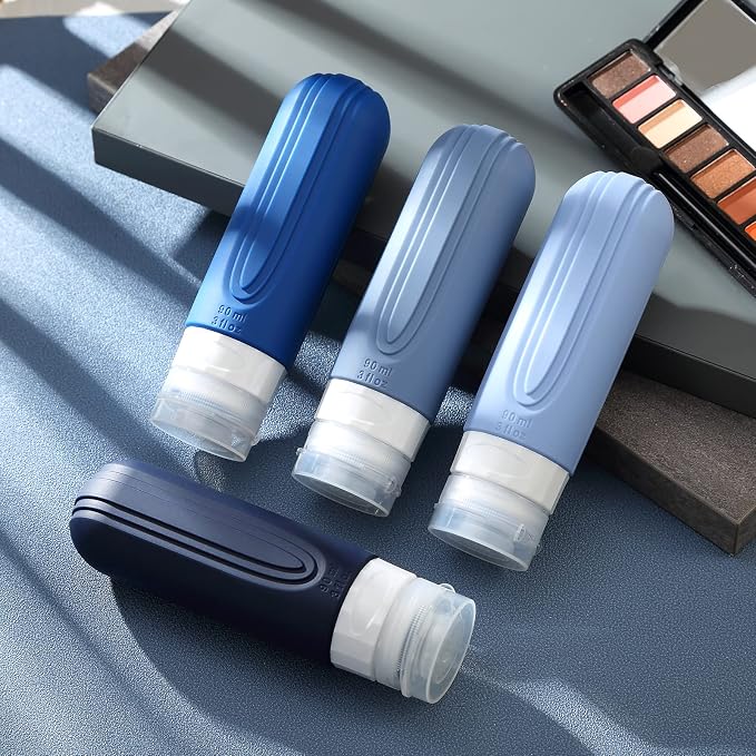 Travel Bottles for Toiletries, Tsa Approved 3oz Travel Size Containers BPA Free - Image 8
