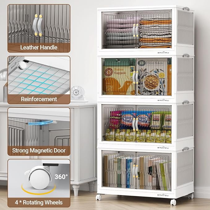 BROVIEW 500Qt Stackable Storage Bins - Image 5