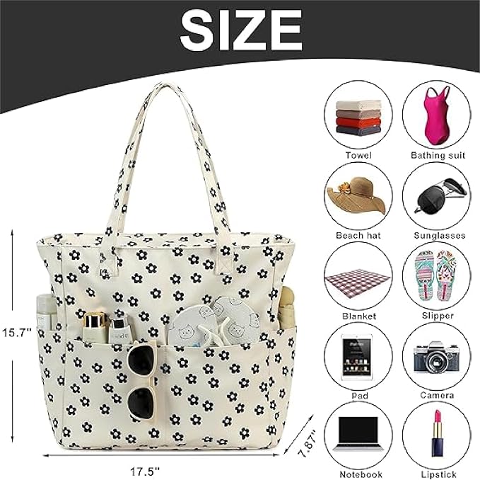 Waterproof Beach Tote Pool Bags - Image 6