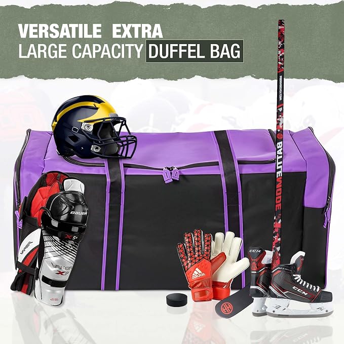 Jetstream Heavy Duty Multi Pocket Durable Sports Gym Equipment Travel Duffel Bag - Image 3