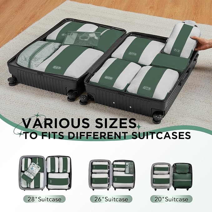 10 Set Compression Packing Cubes - Image 7